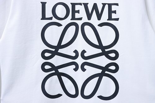 Loewe Four-leaf Clover Print T-Shirt White