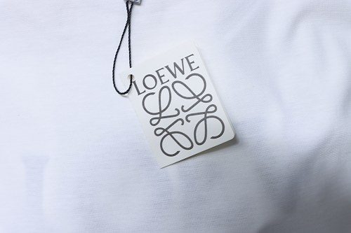 Loewe Four-leaf Clover Print T-Shirt White