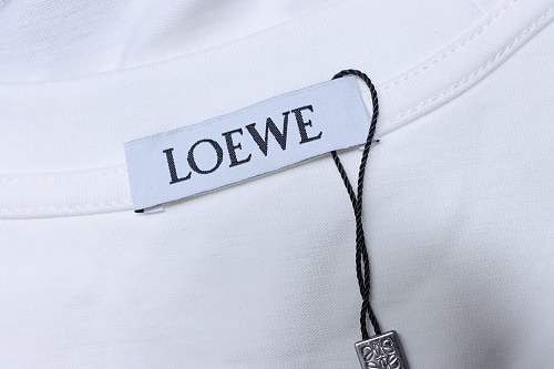 Loewe Four-leaf Clover Print T-Shirt White