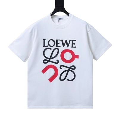 Loewe X ON Collaborative Graphic T-Shirt White 01