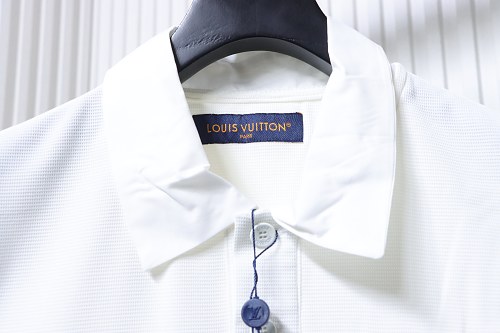 Louis Vuitton Rhinestone Embellished Short-Sleeve Shirt