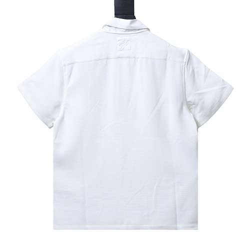 Louis Vuitton Rhinestone Embellished Short-Sleeve Shirt