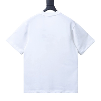 Prada Genuine Leather Black Pocket T-shirt White 02