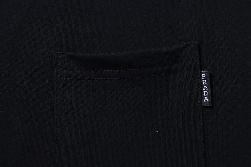 Prada Label Pocket T-shirt Black