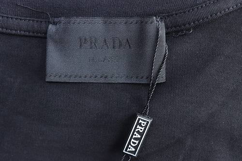 Prada Label Pocket T-shirt Black