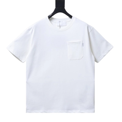 Prada Label Pocket T-shirt White 01