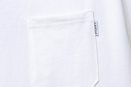 Prada Label Pocket T-shirt White