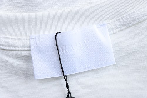 Prada Label Pocket T-shirt White
