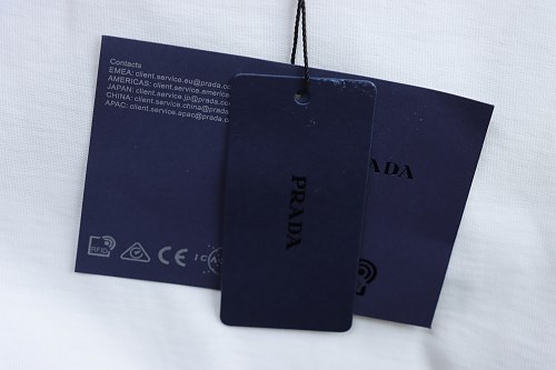 Prada Label Pocket T-shirt White