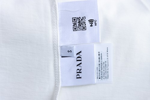 Prada Label Pocket T-shirt White