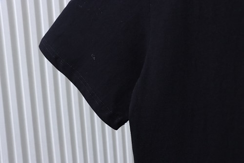 Stussy Cylindrical Logo Print T-Shirt Black