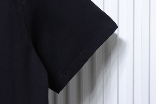 Stussy Cylindrical Logo Print T-Shirt Black