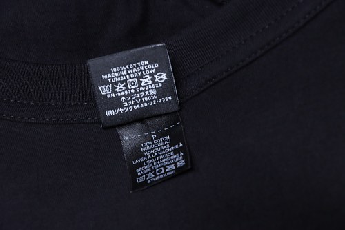 Stussy Cylindrical Logo Print T-Shirt Black