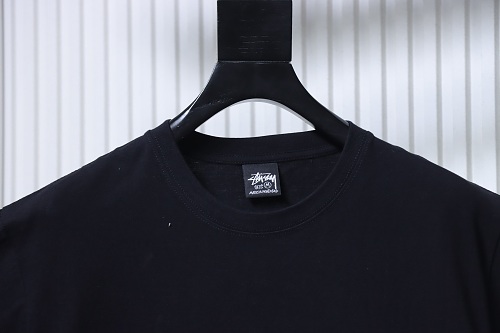 Stussy Dice Print T-Shirt Black