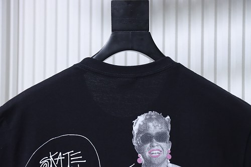 Stussy Marilyn Monroe Print T-Shirt Black