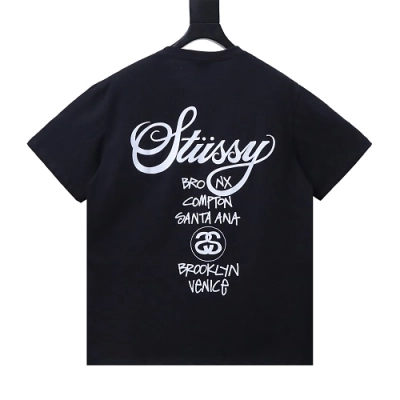 Stussy World Tour Graphic T-Shirt Black 02