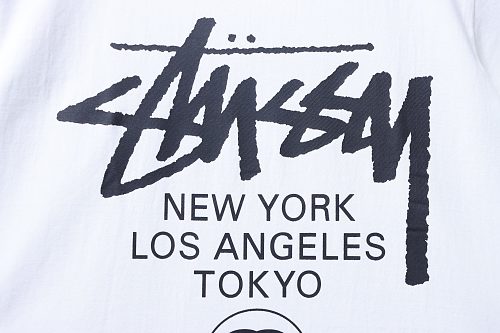 Stussy World Tour Graphic T-Shirt White