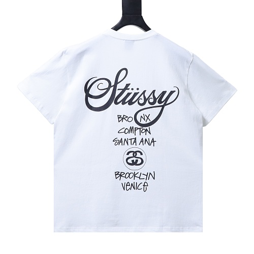 Stussy World Tour Graphic T-Shirt White