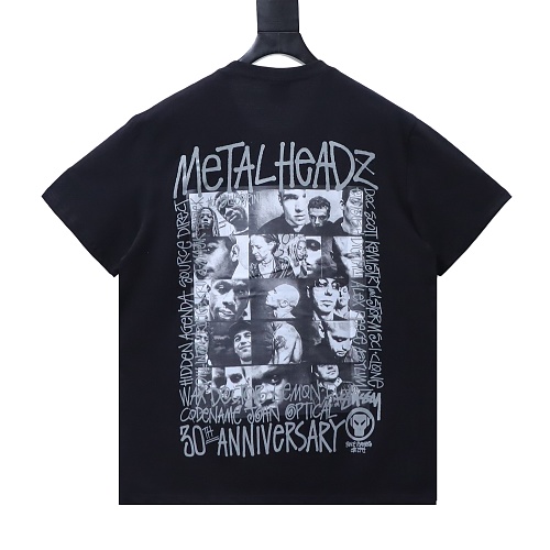 Stussy x Metalheadz Collaborative Character Print T-Shirt Black