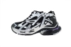 Balenciaga Runner LED Sneaker Black and White 853225 WRNLD 9010