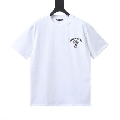 Chrome Hearts Sanskrit Cross Embroidered T-Shirt White