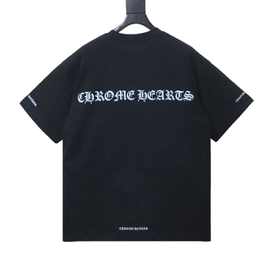 Chrome Hearts Sanskrit Script Print T-shirt Black 02