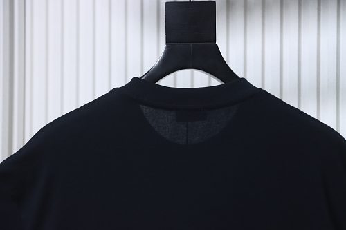 Dior CD Letter Appliqué T-Shirt Black