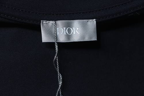 Dior CD Letter Appliqué T-Shirt Black