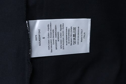 Dior CD Letter Appliqué T-Shirt Black