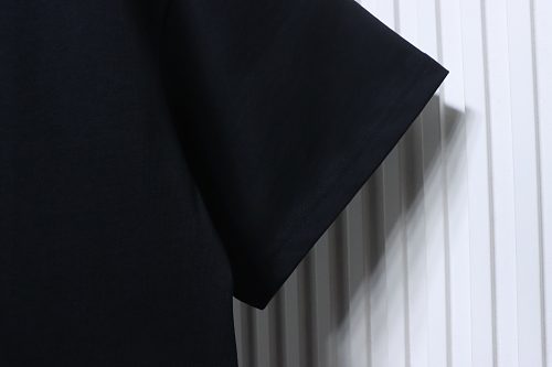 Dior Monogram Appliqué T-Shirt Black