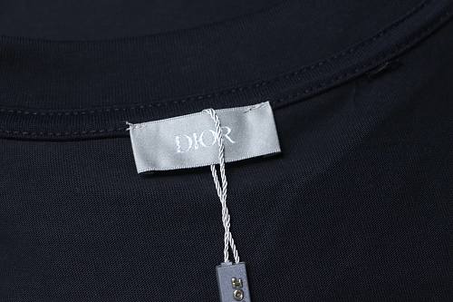 Dior Monogram Appliqué T-Shirt Black