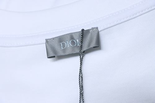 Dior Monogram Appliqué T-Shirt White
