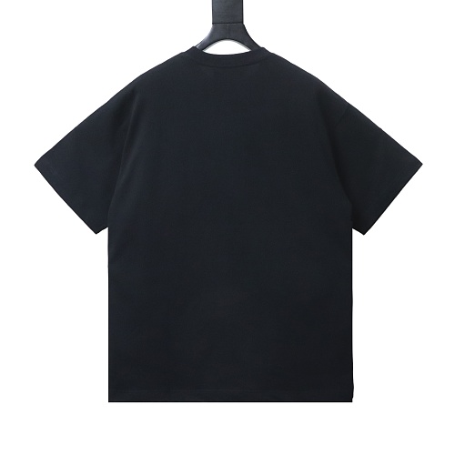 Gucci Black and White Gradient Belt Print T-shirt Black