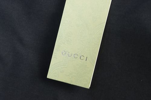 Gucci Black and White Gradient Belt Print T-shirt Black