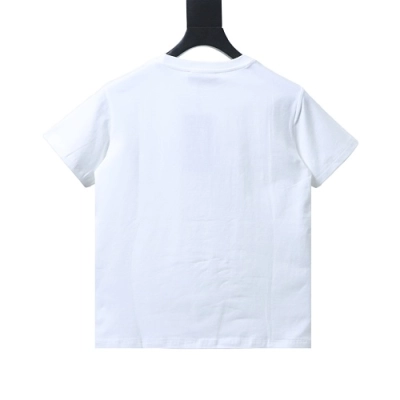 Gucci Interlocking Bridle Motif Letter Embroidery T-shirt White 02