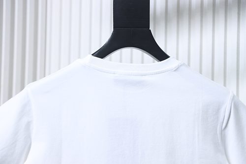 Gucci Interlocking Bridle Motif Letter Embroidery T-shirt White