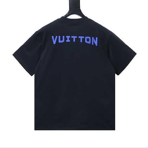 Louis Vuitton Circular Monogram Logo T-Shirt Black