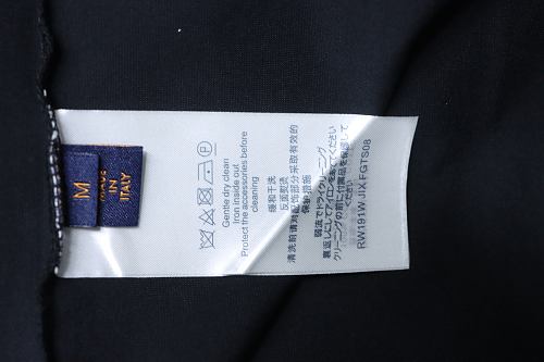Louis Vuitton Circular Monogram Logo T-Shirt Black