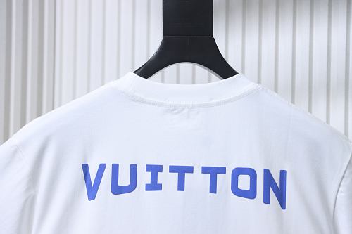 Louis Vuitton Circular Monogram Logo T-Shirt White