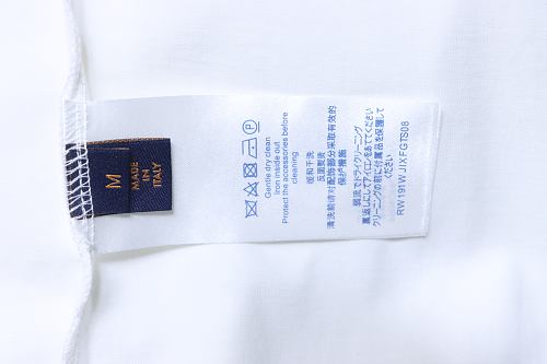 Louis Vuitton Circular Monogram Logo T-Shirt White