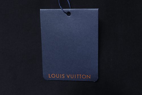 Louis Vuitton Flocked Logo T-Shirt Black