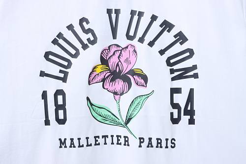 Louis Vuitton Iris 1854 Vintage Print T-shirt White