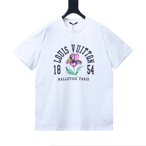 Louis Vuitton Iris 1854 Vintage Print T-shirt White