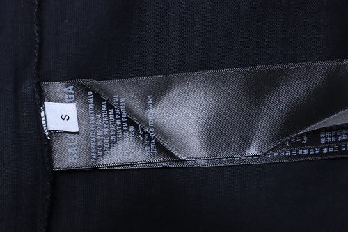 Balenciaga Ring-Print Letter T-Shirt Black