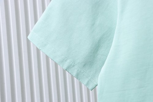 Balenciaga Ring-Print Letter T-Shirt Green
