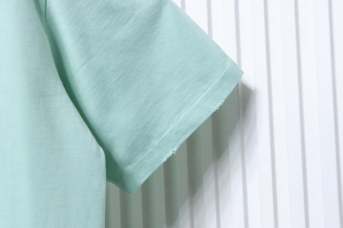 Balenciaga Ring-Print Letter T-Shirt Green