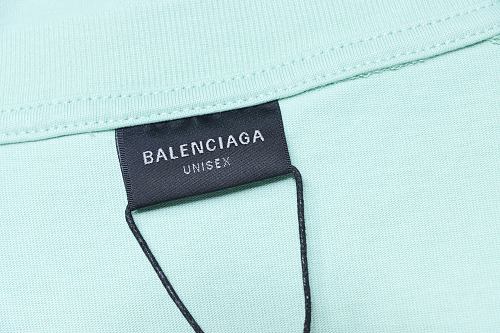 Balenciaga Ring-Print Letter T-Shirt Green