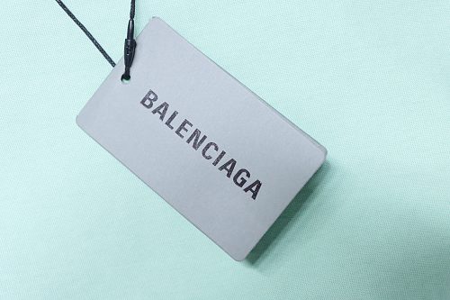 Balenciaga Ring-Print Letter T-Shirt Green