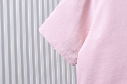 Balenciaga Ring-Print Letter T-Shirt Pink