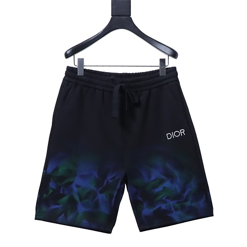 Dior Smoke-Effect Print Shorts Black